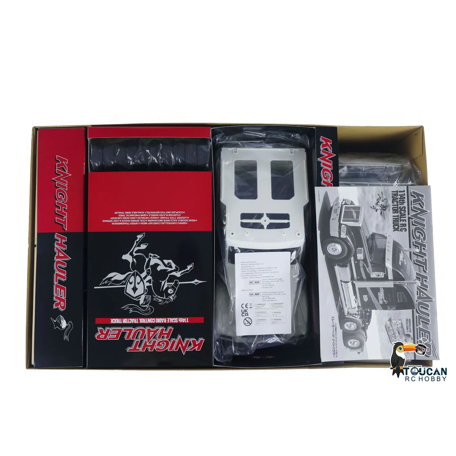 1/14 TAMIYA 6*4 56314 ZESTAW Model Ciężarówki Siodłowej RC Knight Hauler z Silnikiem 540, Zdalnie Sterowany Pojazd, Zabawka Hobby dla Chłopców