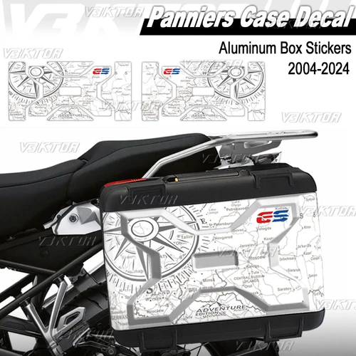 Pegatina para caja de motocicleta Vario, cajas laterales, alforjas, Protector de equipaje, calcomanía para R1200GS R1250GS R 1200 1250 GS 2004-2024