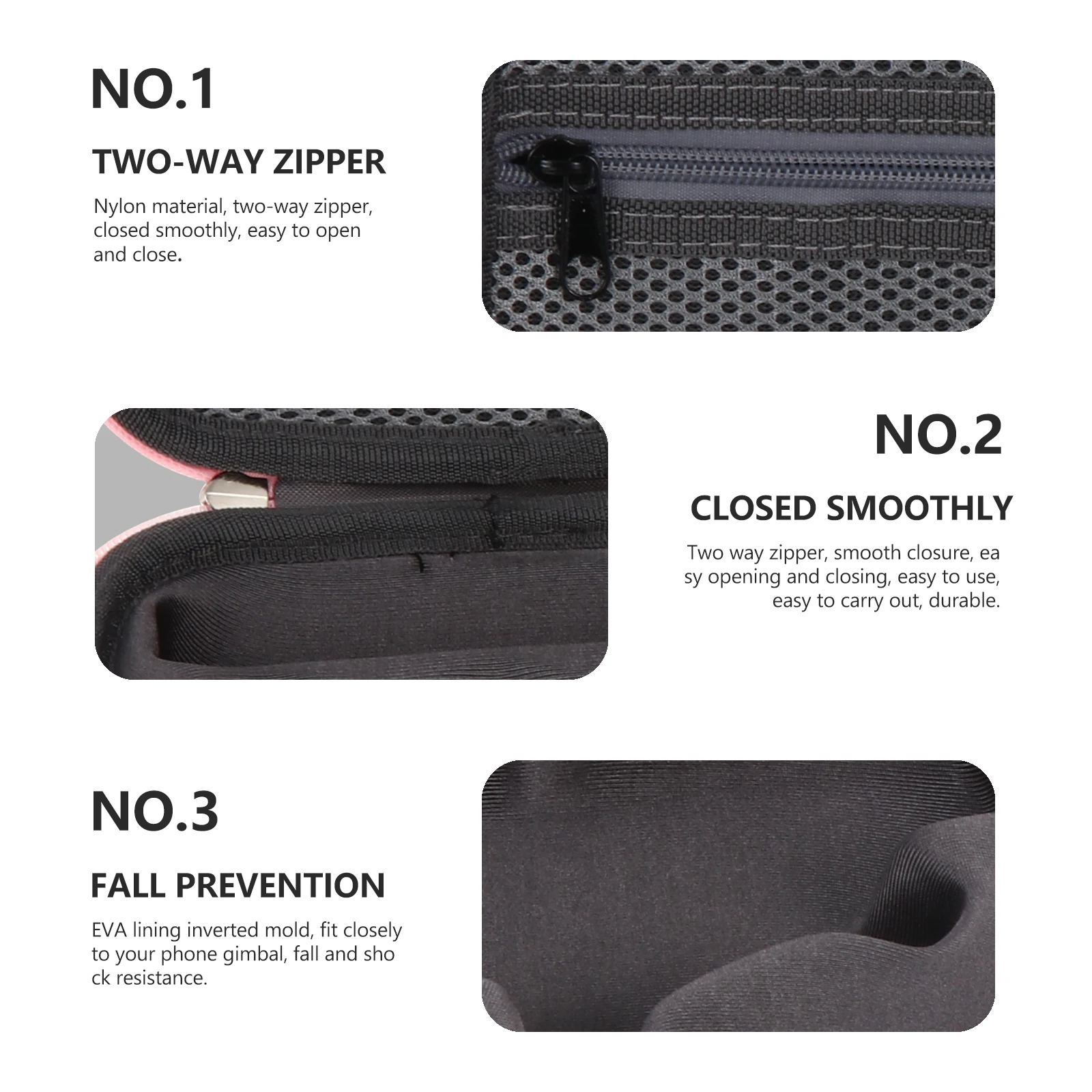 

Nylon Camera Bag for Osmo Mobile 3 4 Gimbal Portable Storage Case Protective Pouch EVA Lining Fall Resistance Outdoor