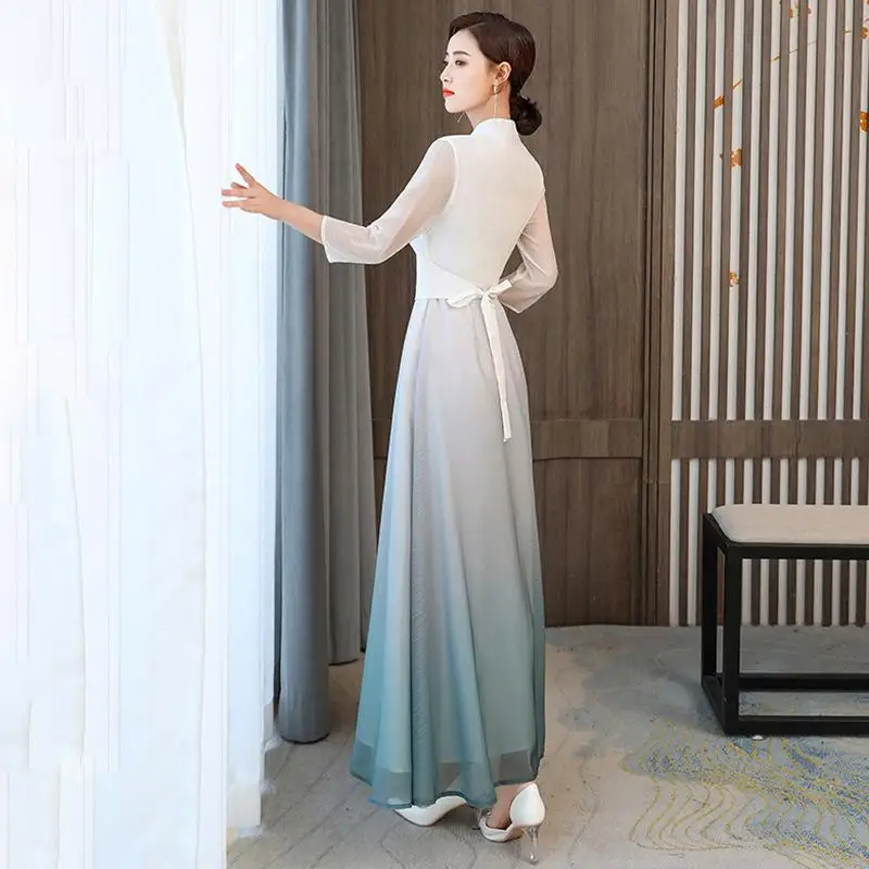 Chinese Traditional Dress Woman Hanfu Streetwear Casual Clothing Vintage Ethnic Style Fashion Beautiful Clothes - view 5