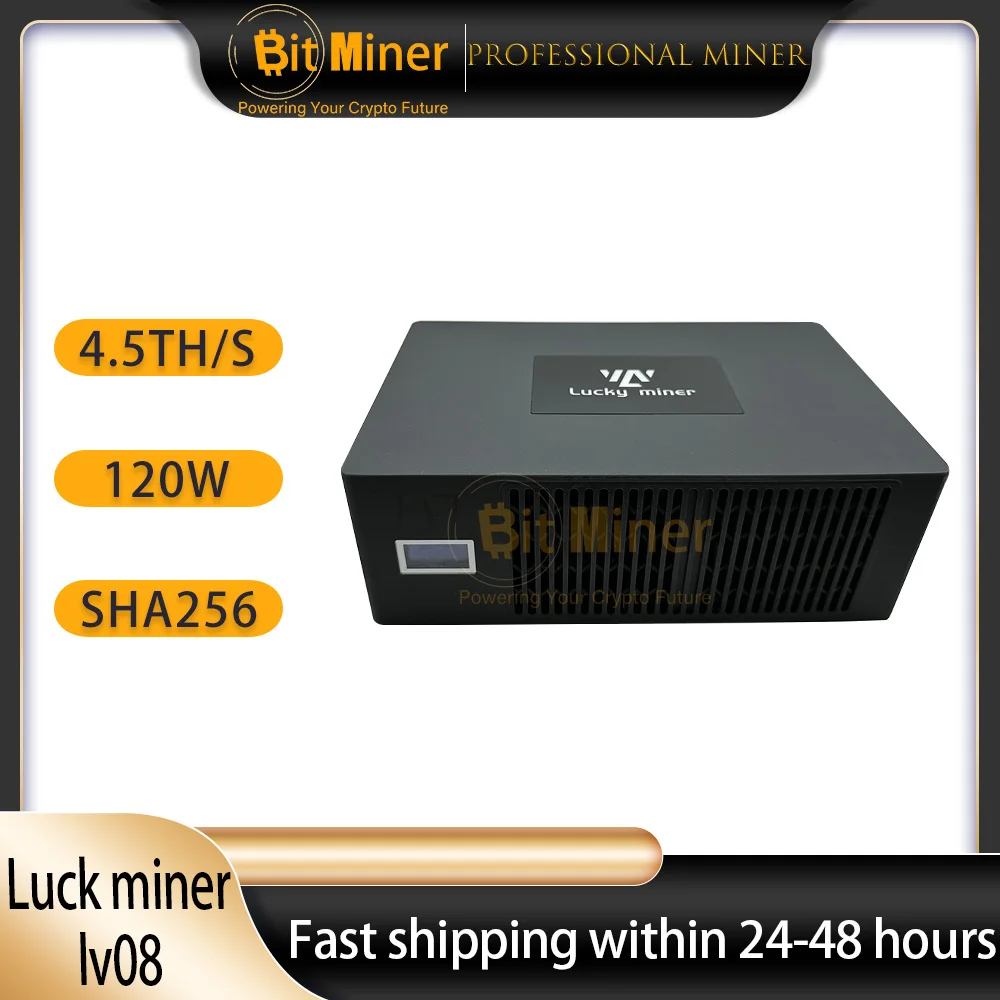 Lucky miner LV08 WIFI 4.5TH/S BM1366 SHA256 Home Silent lottery miner BTC miners machine solo miner Bitcoin Miners Bitaxe ultra