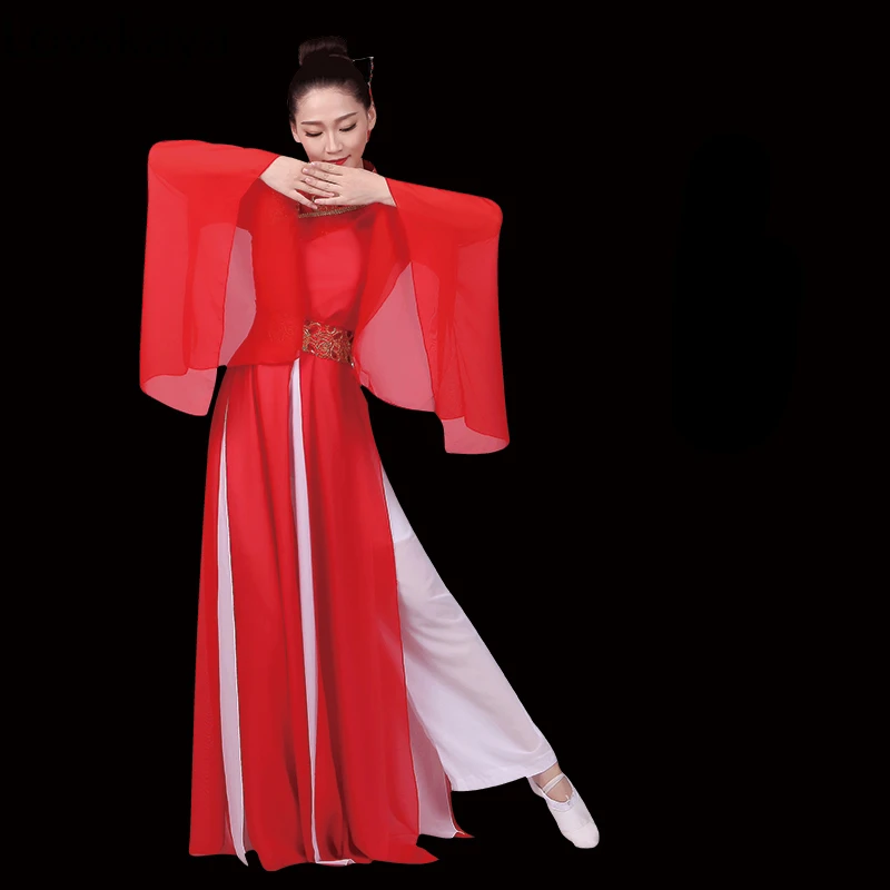 Classical Ethnic Chinese Style Dance Clothes Women's New Costume Han Fu Chinese Clothing