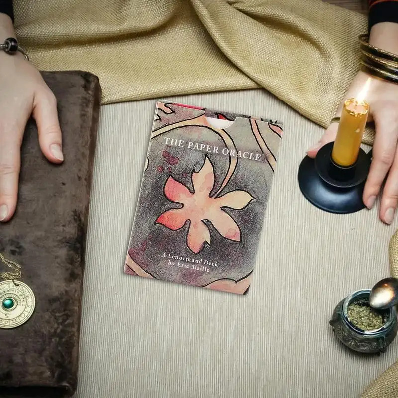 Karty Tarota Oracles Talia Papierowa Talia Oracle Lenormand Oracle Karty Tarota Gra Planszowa Na Imprezę Rodzinną Zabawa Gry