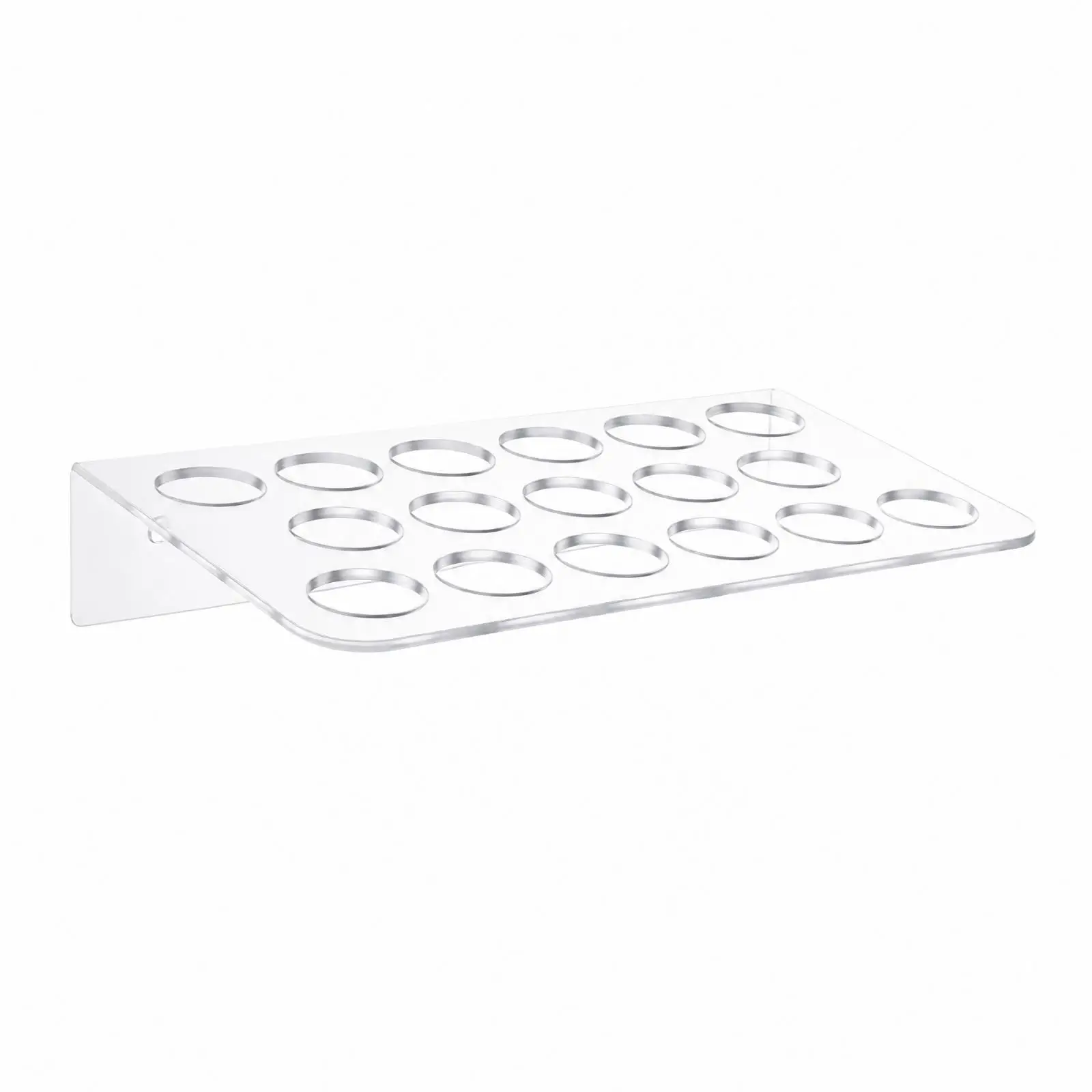 Wall Mounted Scissor Rack Acrylic Clear Organizer for Beauty Salon Barber Shop Tool Storage Holder