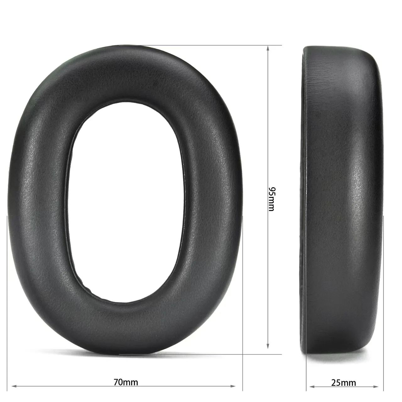 بطانة للأذن لـ Jabra Evolve2 85 UC/Evolve2 85 MS سماعات استبدال سماعات المرور وسائد الأذن أغطية أذن رغوة الذاكرة الناعمة #5