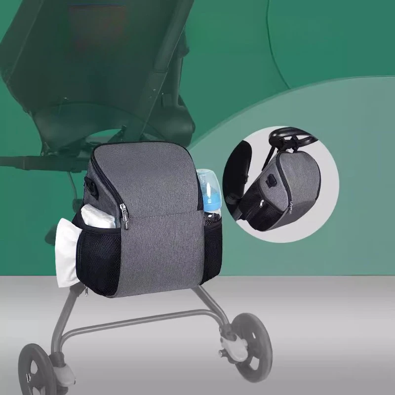 Baby Walking Artifact Storage Bag Baby Stroller Hanging Bag Basket Storage Bag Basket Accessories