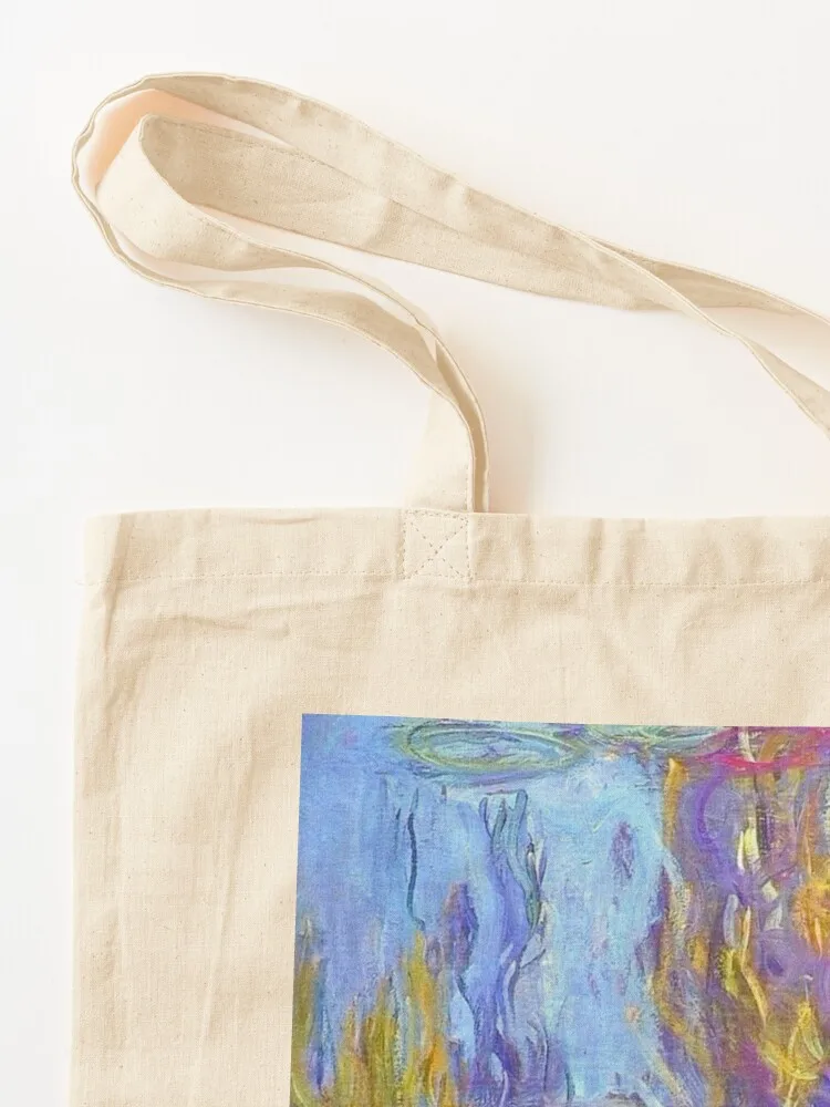 حقائب حمل ملونة من زنابق الماء مونيه للنساء، حقيبة حمل، حقائب قماشية للشاشة #3