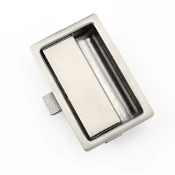 Stainless Steel Flat Box Lock Chassis Electric Cabinet Pull Door Lock Engineering Vehicle Panel Lock M110