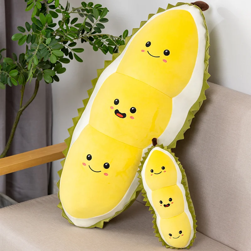 

Kawaii Soft Fruit Durian Plush Stuffed Toy Pillow Sofa Bed Home Decoration Cushion Cute Baby Kid Girlfriend Birthday Gift