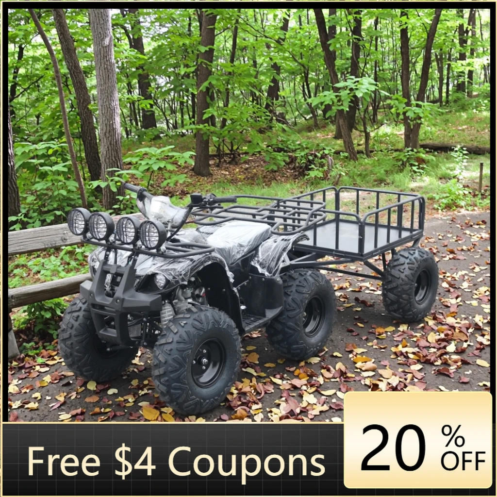 

Пляжный мотоцикл-вездеход yzhgb125Cc, четырехколесный, с усиленными передними и задними амортизаторами, задний багажник.