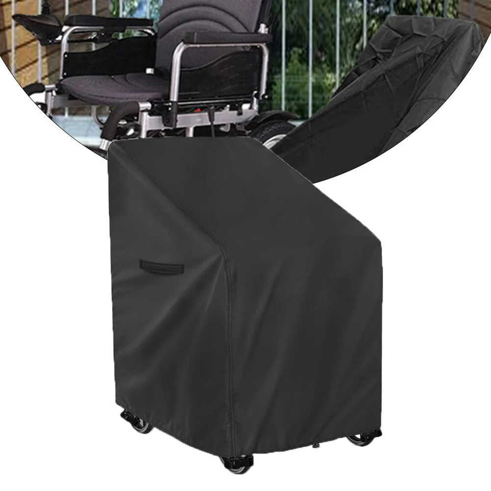 All weather dust cover for elderly walker waterproof and dustproof with convenient folding and seating feature