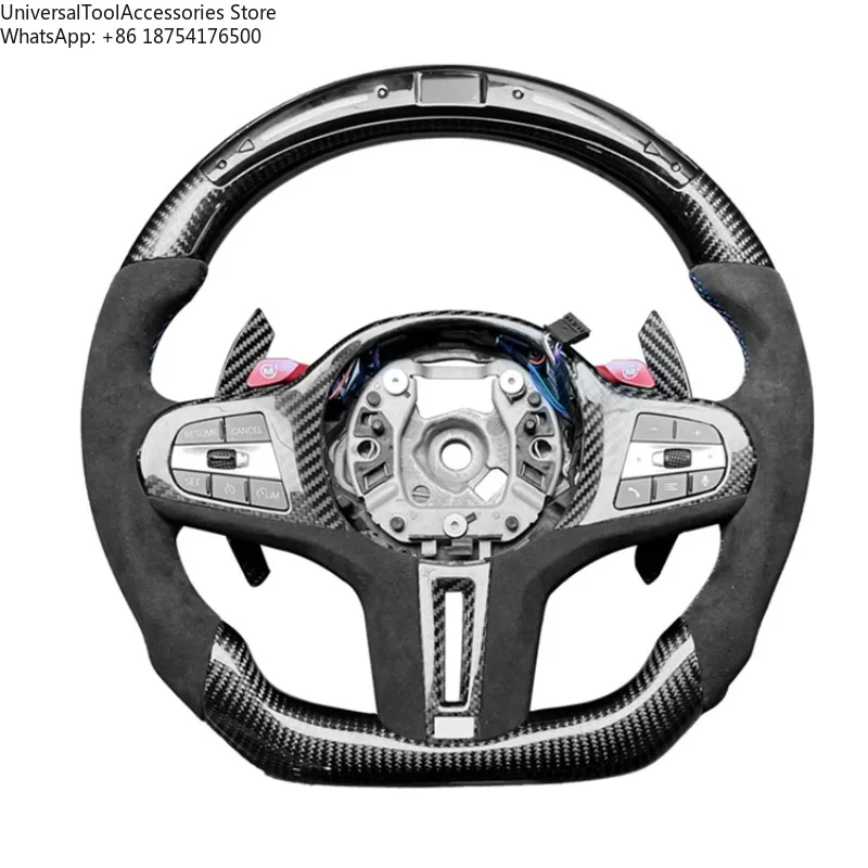 

Custom F10 Steering Wheel Bm-w F10 5-7series M5 M8 M6 F01 F02 F03 F12 F13 F13 F07 F90 F92 F93 M Performance Steering