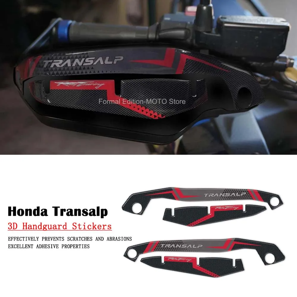 

3D Epoxy Resin Anti Scratch Motorcycle Handguard Protect Stickers Waterproof Hand Guard Decals for Honda XL750 Transalp 2023