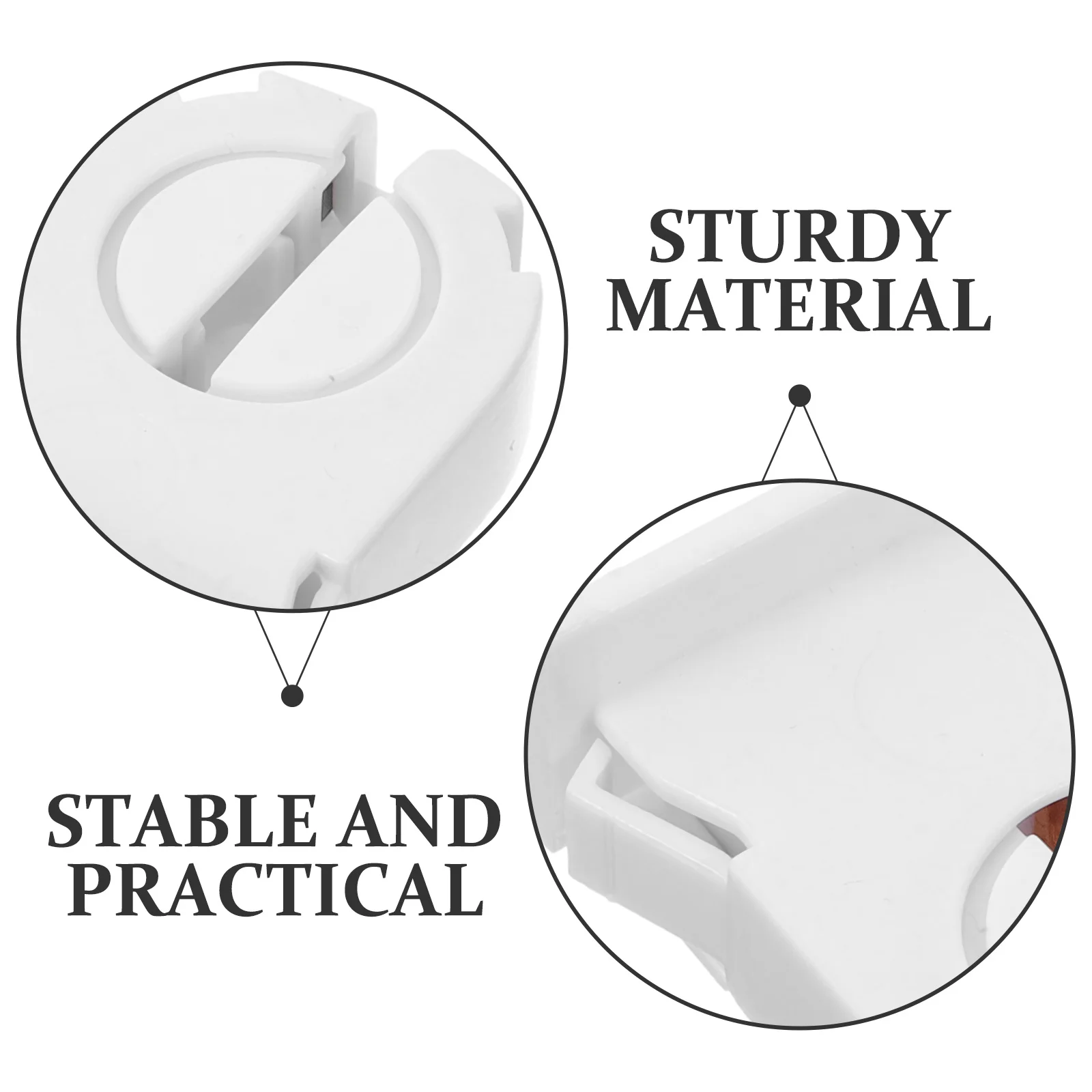 

20 шт. зажимы для светодиодных фонарей, прочный пластиковый монтажный кронштейн для торговых центров, супермаркетов, держатель лампы, светильник, монтажный кронштейн