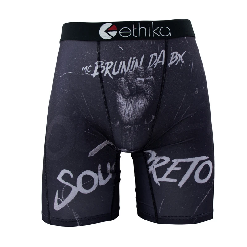 ETHIKA Underwear 1Pcs Men Sexy Printed Boxershorts Breathable Mens Trunks Plus Size S-3XL Man Swimming Underpants Men's Panties - Image 5