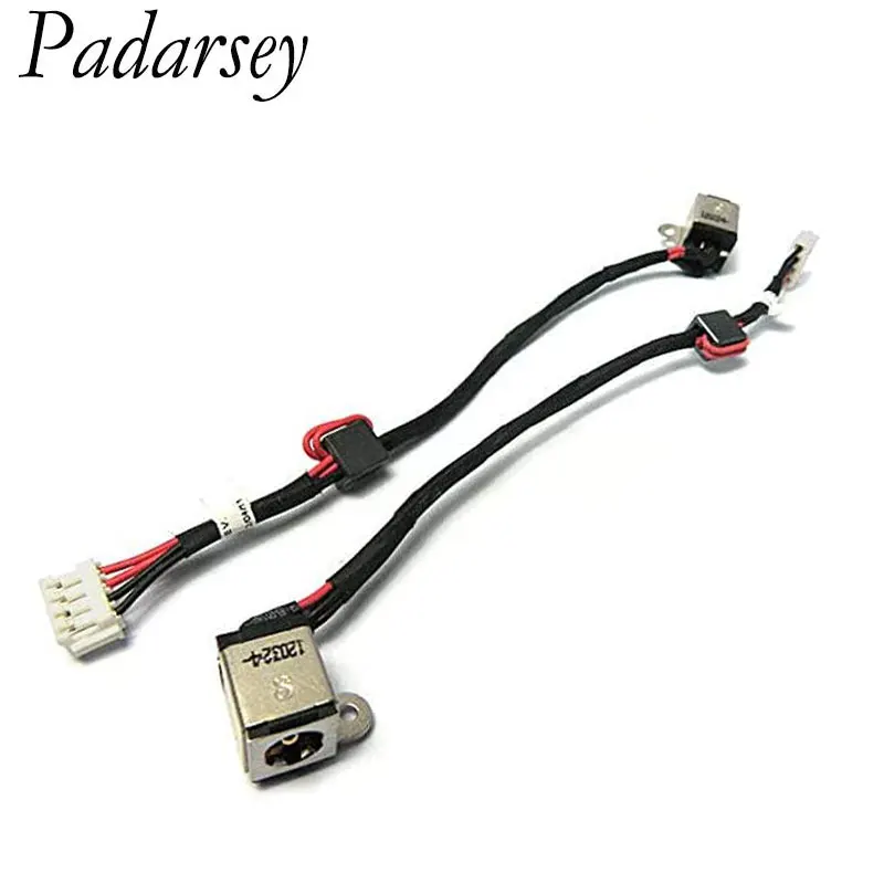 เปลี่ยน Padarsey แล็ปท็อปชาร์จพอร์ต DC Power Jack สำหรับ Lenovo IdeaPad Y500 Y510P DC30100KV0J