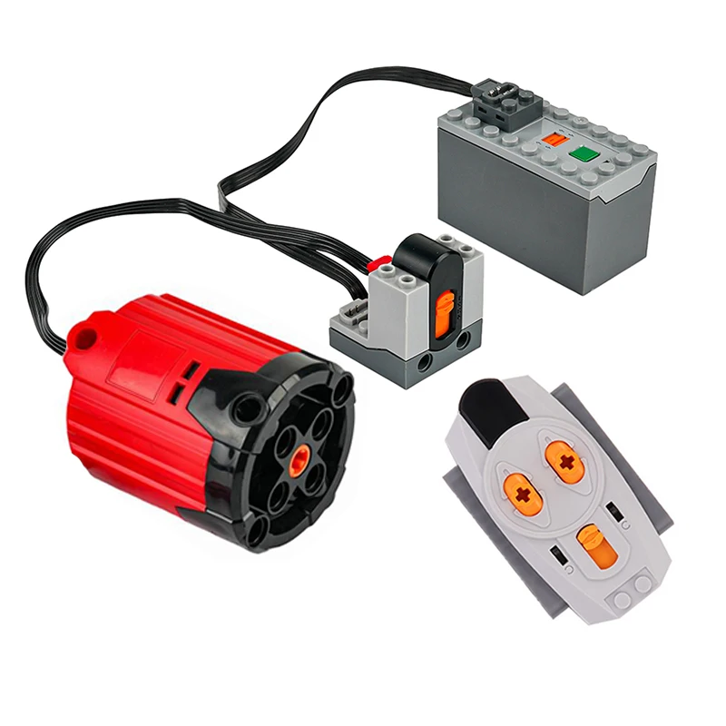 8882 XL Motor Red PLus bloques de construcción piezas de tecnología MOC funciones de energía Motor de potencia para logoeds DIY coche camión Power Up