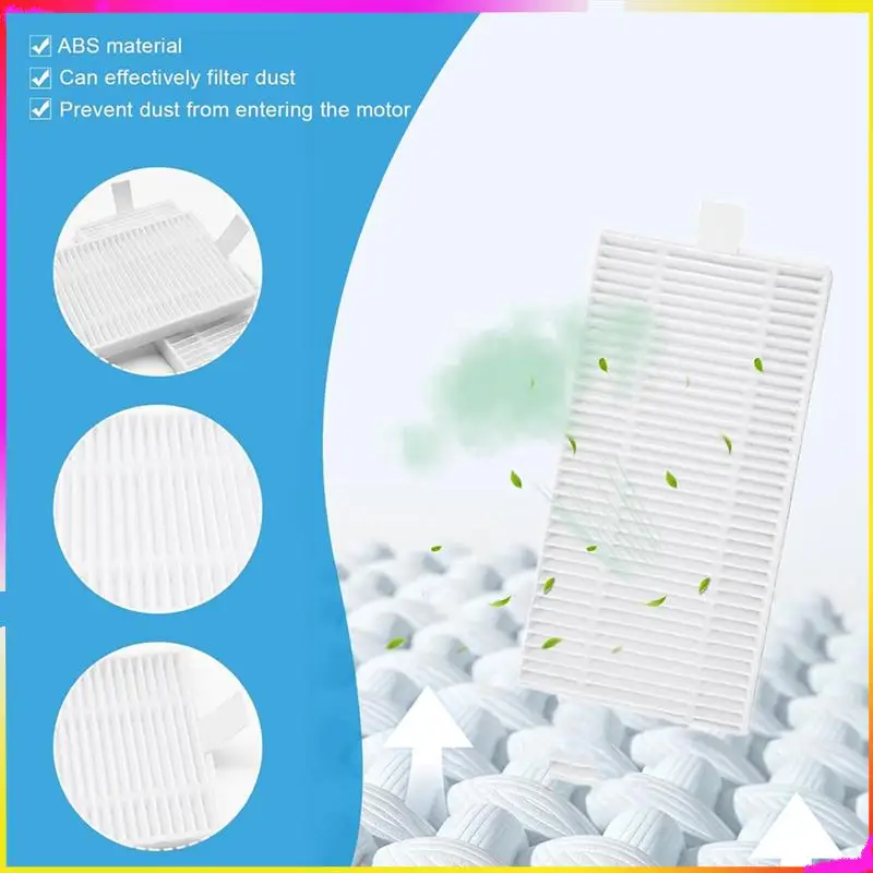 M04K For Eureka J20, For Midea W20 W20 Pro Robot Vacuum Cleaner Main Side Brush Hepa Filter Mop Cloth Dust Bags Accessories
