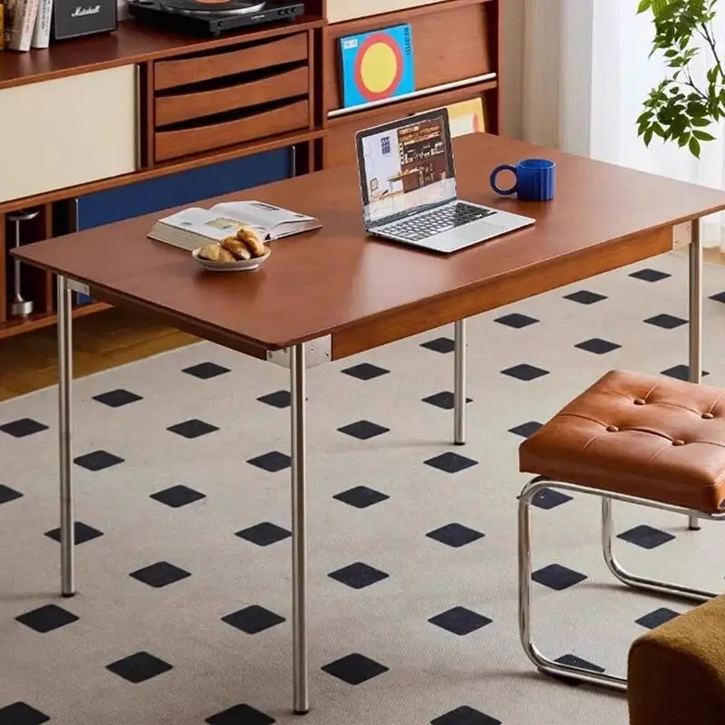 Solid Wood Office Table Bedroom Large Laptop Table Modern Minimalist Office Desks Studio Drafting Desk Narrow Coffee Tables