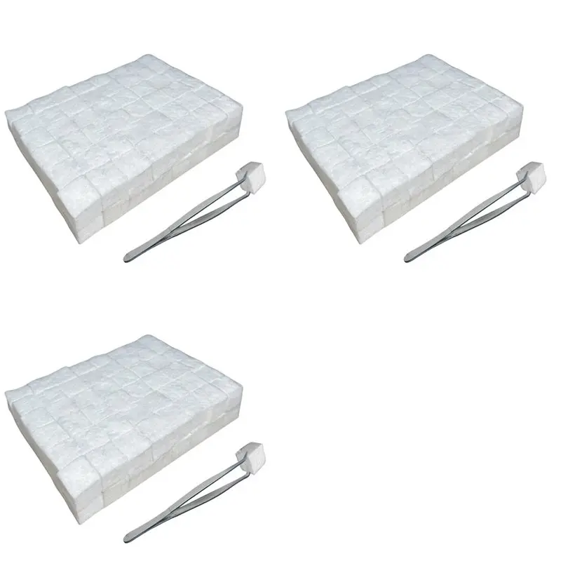 

【EFFICIENT 】288 Pcs Small Wool Wick For Tabletop Fire Pit, Suitable For Ethanol Fireplace Fuel,Carbon Felt Wick For Indo