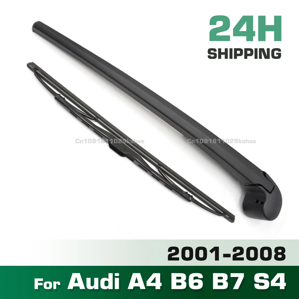 

GREATROAD Wiper Rear Wiper Blade & Arm Set Kit For Audi A4 B6 B7 S4 2001 - 2008 Windshield Windscreen Window Brush