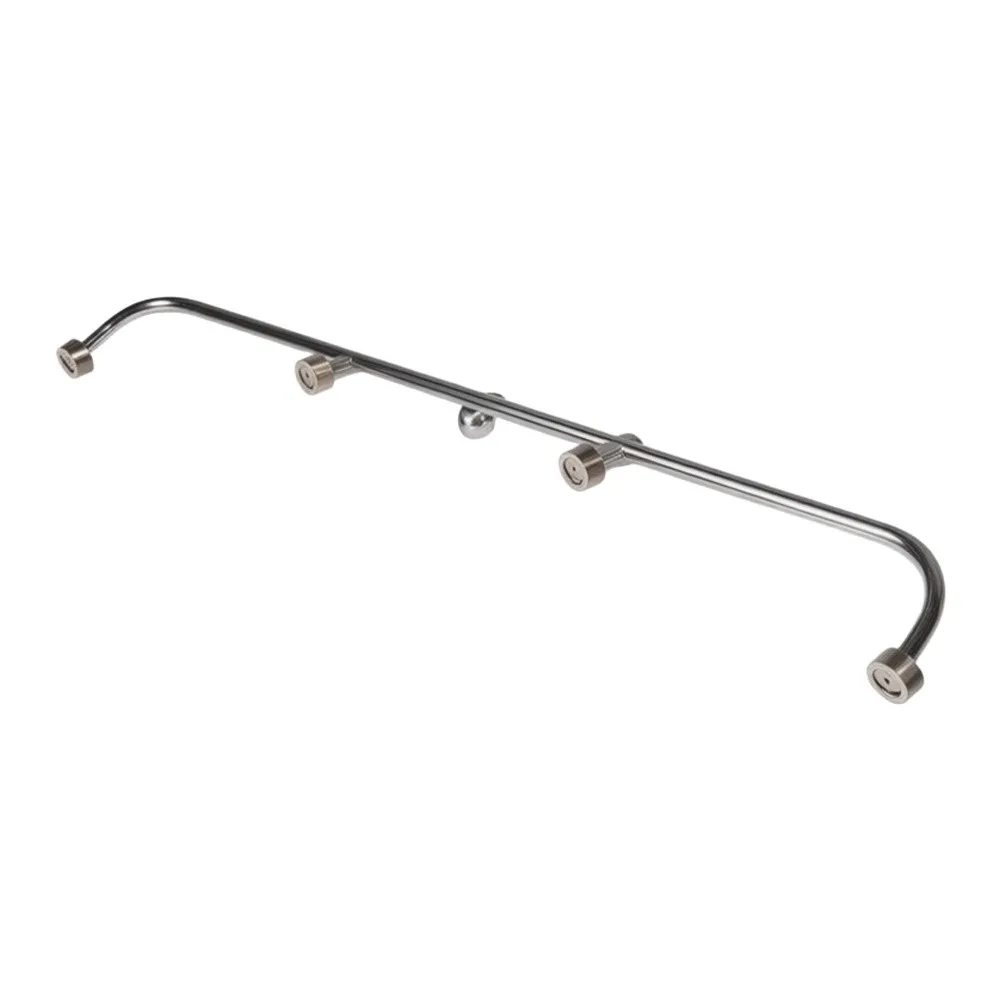 High Pressure Sprayer Stainless Steel Sprayer For Outdoor Gardening Four Flow Nozzles 50cm Extended Reach Easy Installation
