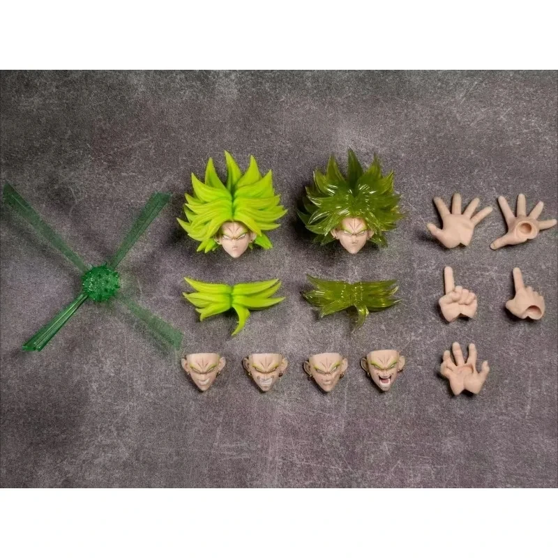 In Stock MP MODAL Dragon Ball Z Broly Heads Kit Accessories Head sculpt Anime Action Figures Toys Models PVC Gift view 5