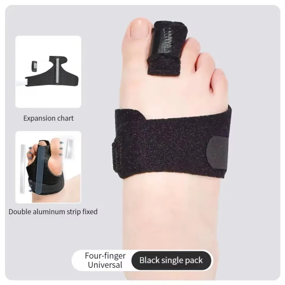 Adjustable Bunion Corrector Band Soft Breathable Big Toe Straightener Dislocation Fracture Metal Reinforcement
