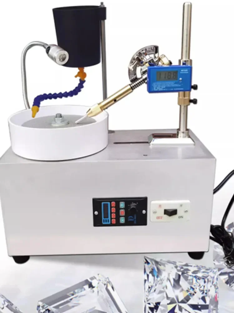 Digital Display Gem Grinding Machine Jewelry Jade Face Ring Grinding Machine Speed Grinding and Polishing Machine