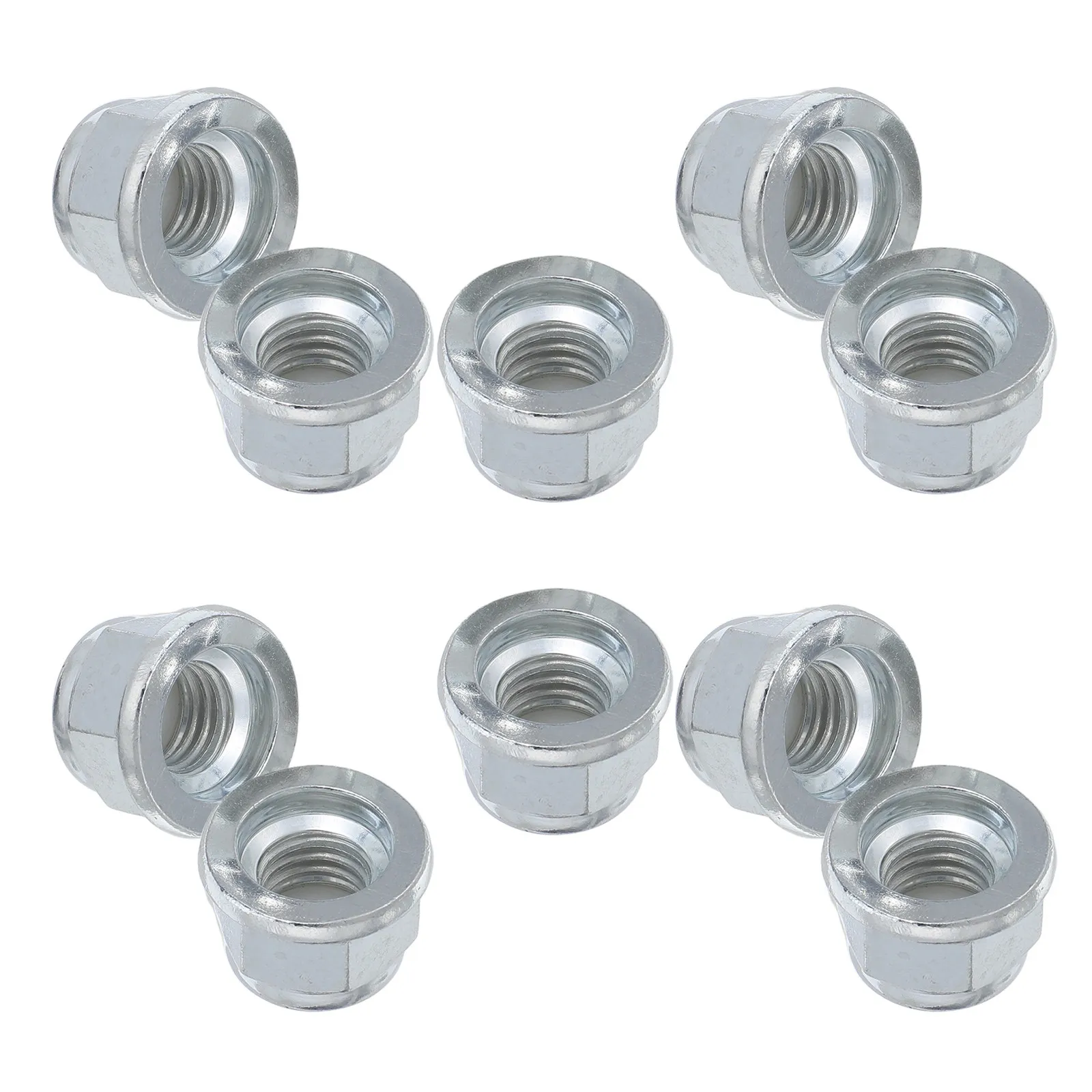 10Pcs Grass Cutter Blade Nut Set Compatible Left-Hand Thread Anti-Clockwise Thread Nut Lawn Mower Blade