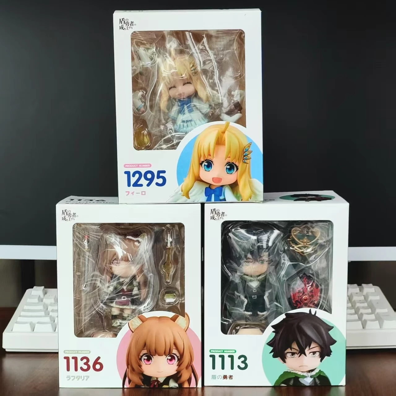 Anime Figure  #1113 Naofumi Iwatani #1136 Raphtalia #1295 Filo Figure The rising of the shield hero Doll Toys Birthday Gifts