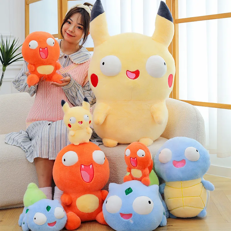 23 cm Leuke Cartoon Pokemon Pikachu Charmander Squirtle Bulbasaur Pluche Knuffel Kussen Decor Verjaardagscadeau Pop