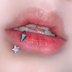 1PC Stainless Steel C-Shaped Lip Ring For Women Men Silver Color Star Punk Daith Septum Labret Piercing Body Jewelry Gifts