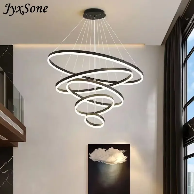 LED Ceiling Chandelier Home Smart Decor Appliance for Living Room Bedroom Dining Room Kitchen Pendant Lamp Hanging Luxury Lights