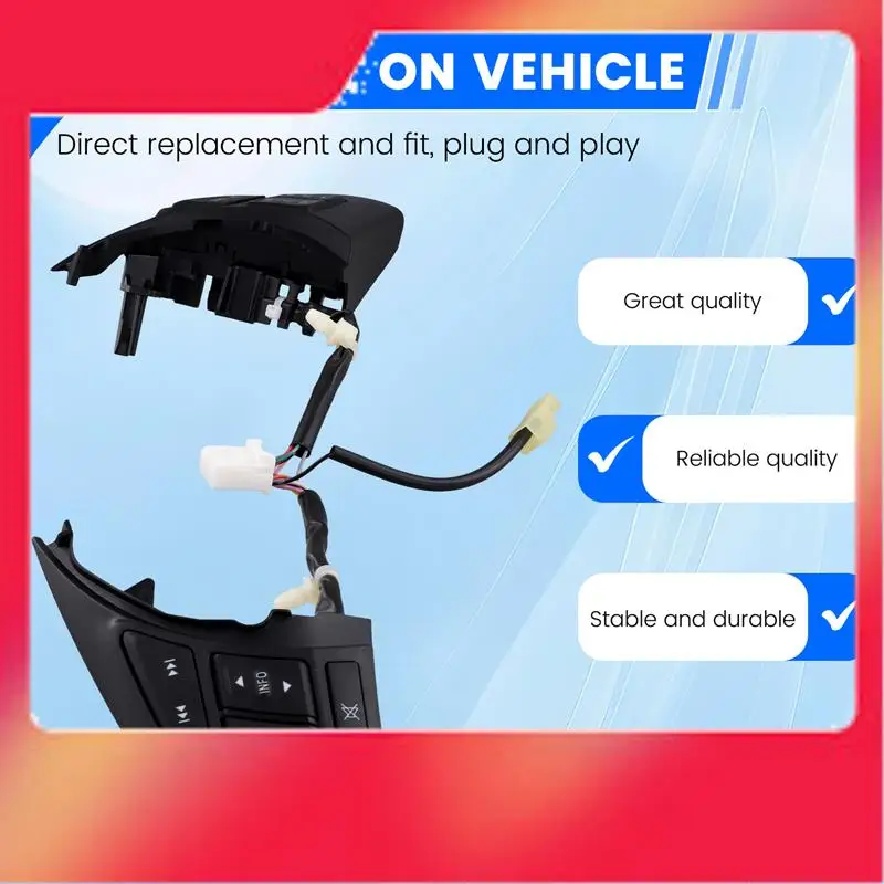 

Car Steering Wheel Cruise Control Button Audio Volume Control Switch For Mazda 6 Mazda 3 Mazda CX-5-M54K