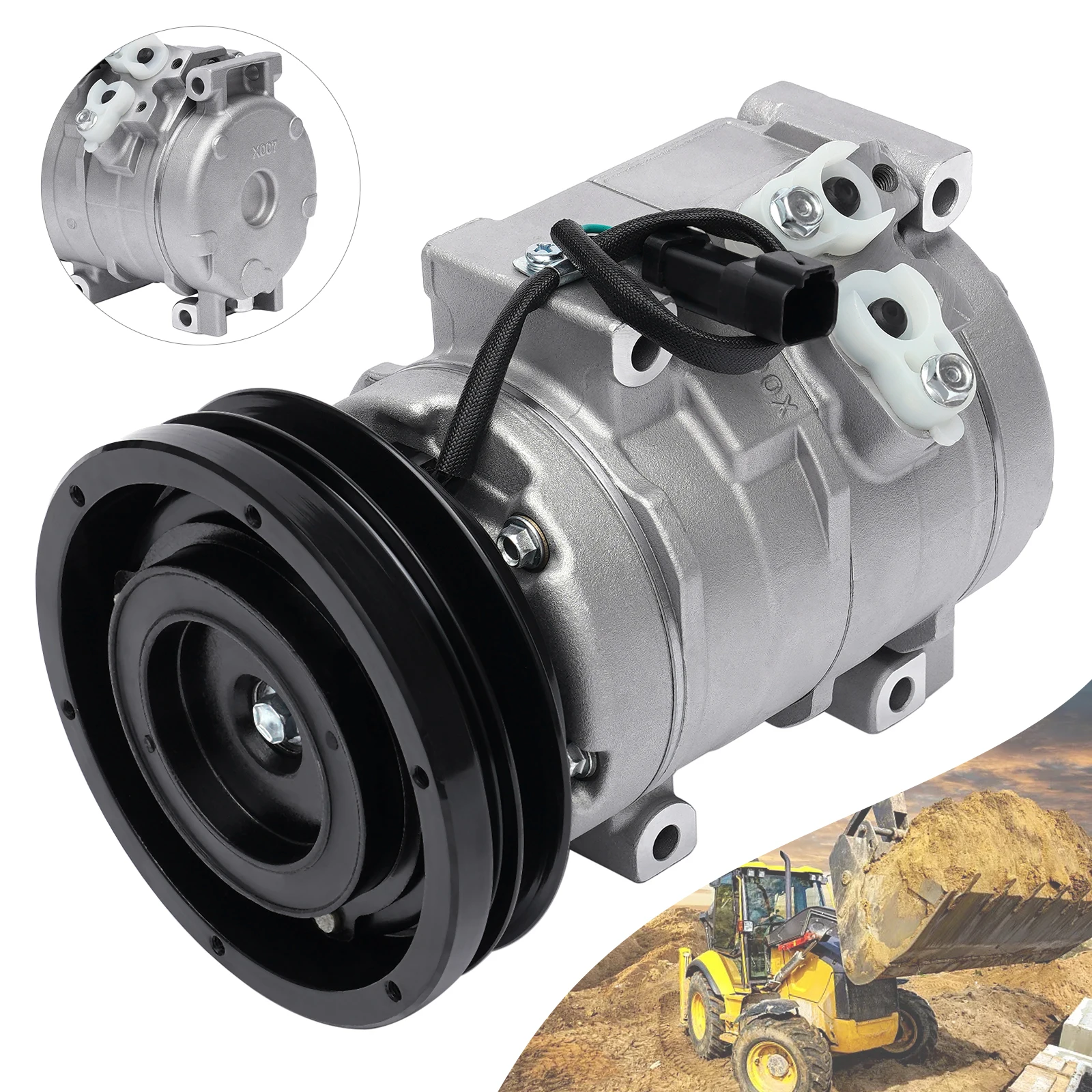 1761895 AC Compressor A/C For Excavator Caterpillar 320C/320D Fast Cooling 176-1895 /201-3837/ 231-6984/ 245-7781/ 1761895 японо китайская война 1894 1895 гг неуслышанная война