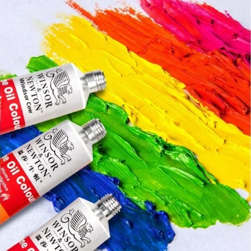 

12/18/24 PCS WINSOR & NEWTON 45ml Oil Painting Pigment Tube Set Color Acrylic Paints Artists Students Beginner Draw Art Supplies