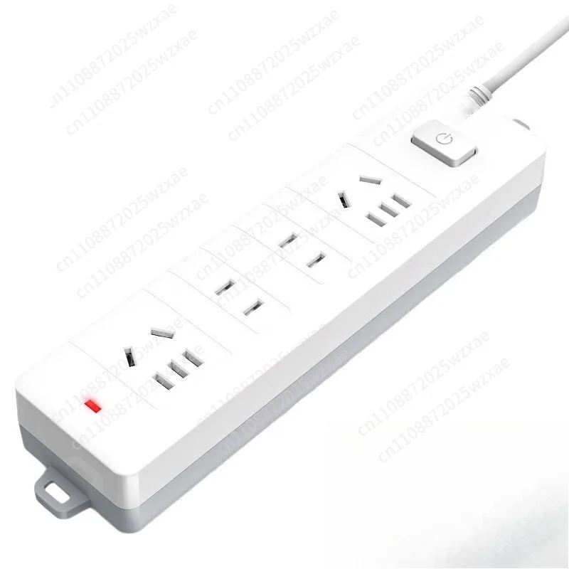 Power strip - multi-outlet safety extension cord for home, business, and office use
