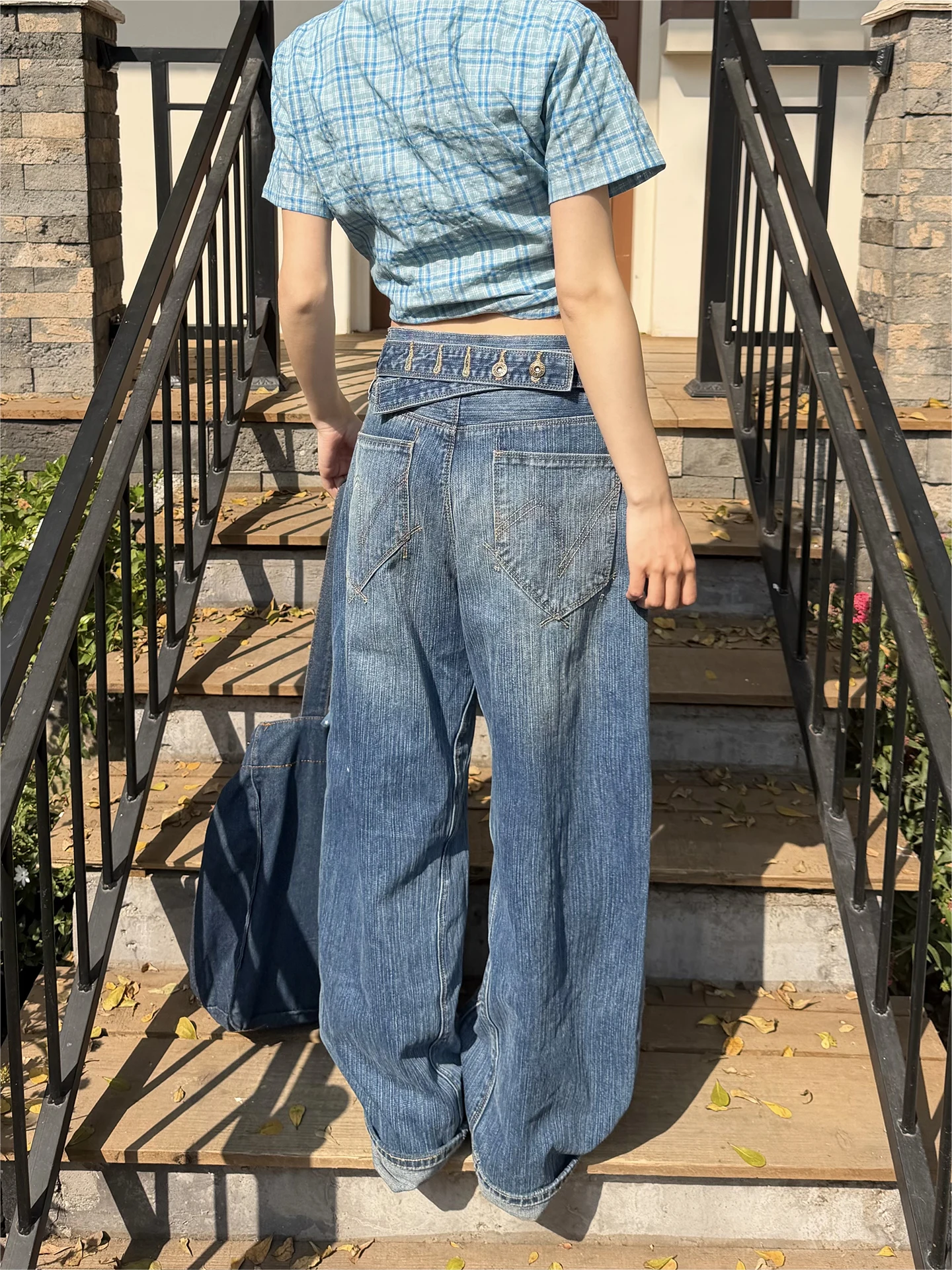Loose Wide Leg Jean…