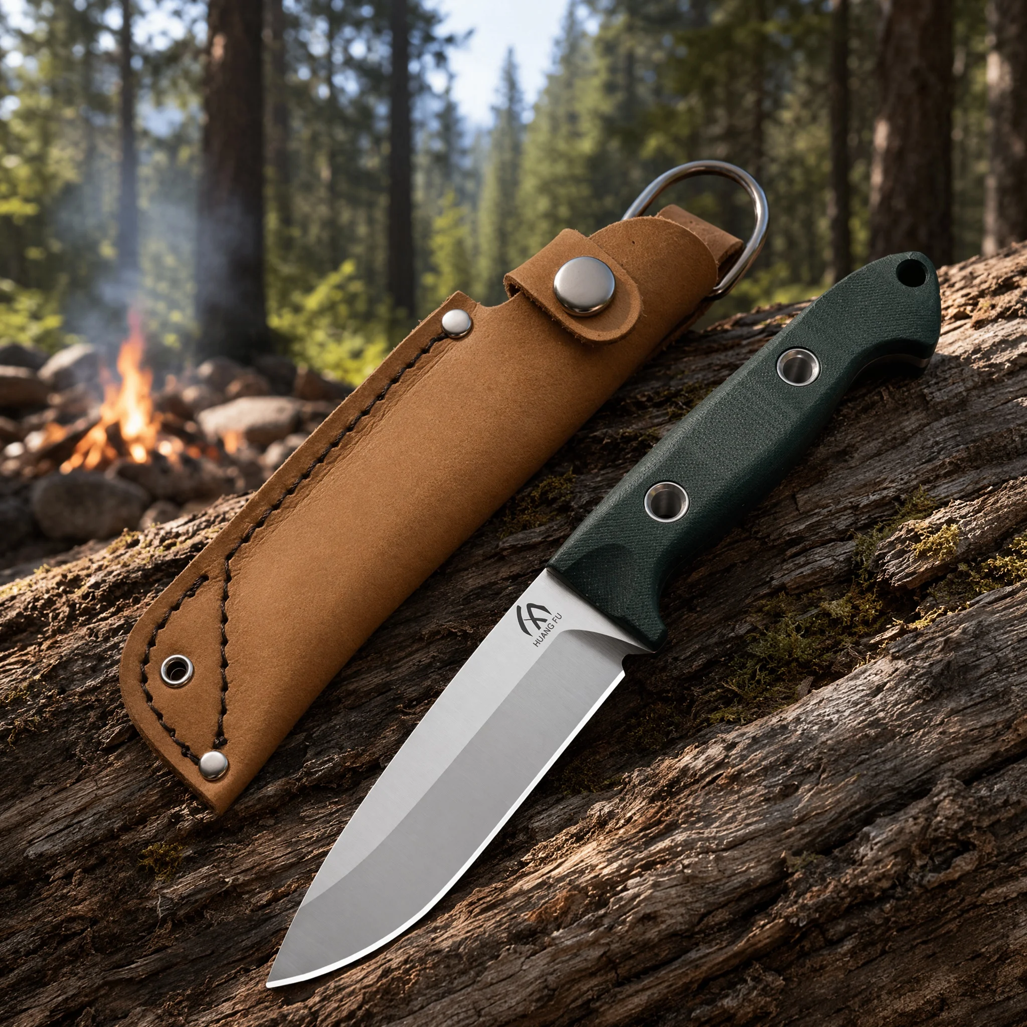 High Quality Outdoor Integrated High Hardness Knives, Portable Small Knives for Camping and Hiking, Gifts for Men