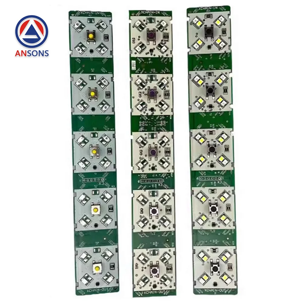 57618272 57618247 3600 Elevator Car Button PCB 5 Connection Button Board Ansons Elevator Spare Parts