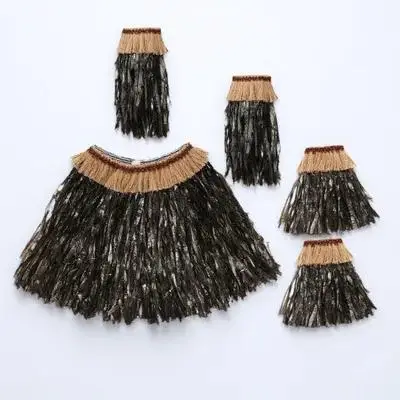 

1Set Hawaiian Grass Skirt Hula Skirt Lightweight Comfortable Luau Party Costume Tropical Beach Party Performance
