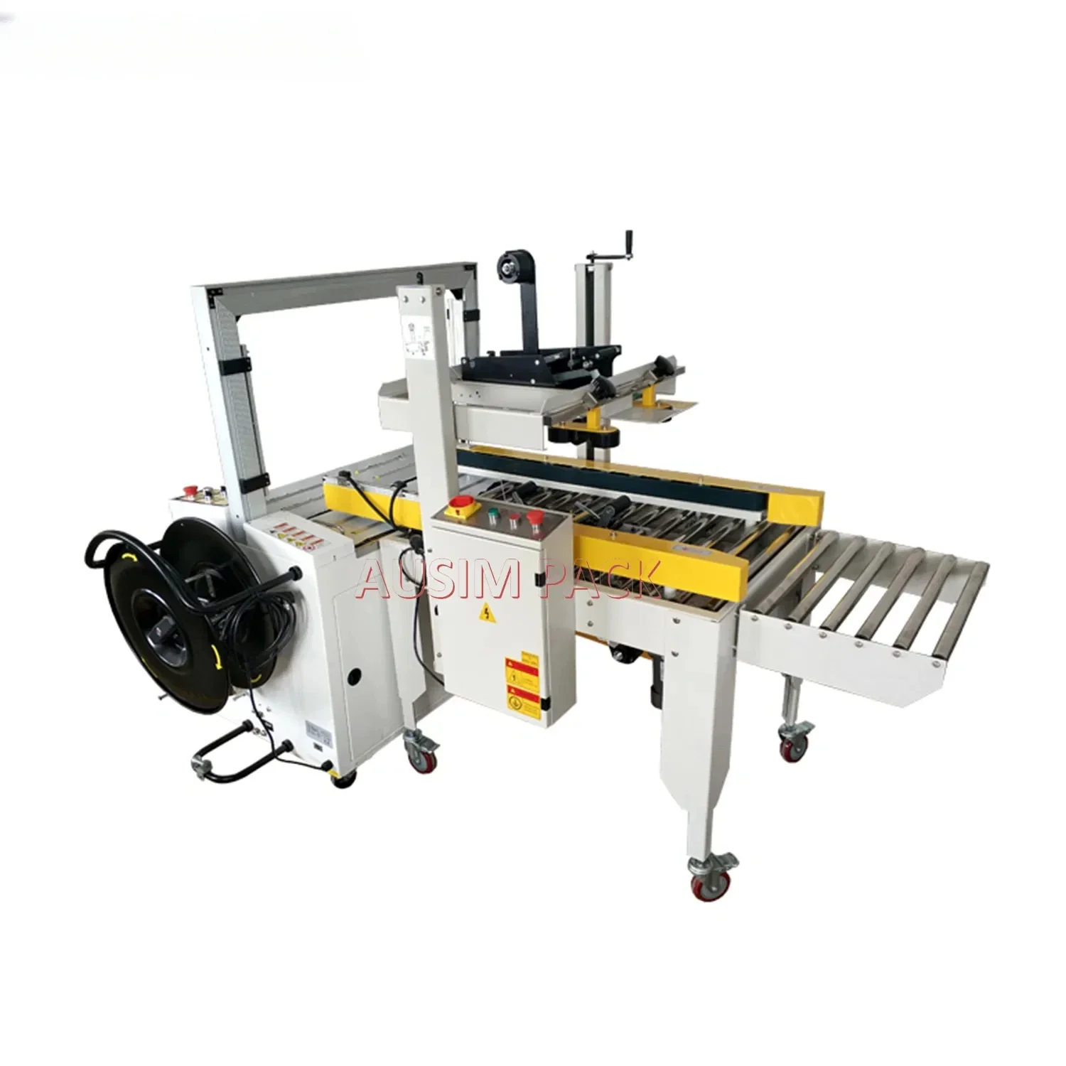 Best Selling Carton Box Automatic Sealing and Strapping Machines SFX-07+SDB-101A