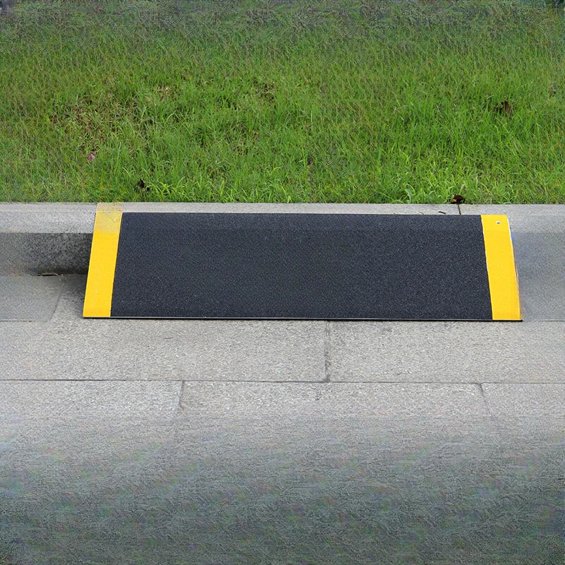 Light aluminum alloy step pad threshold barrier-free ramp board room straight non-slip ramp MR807