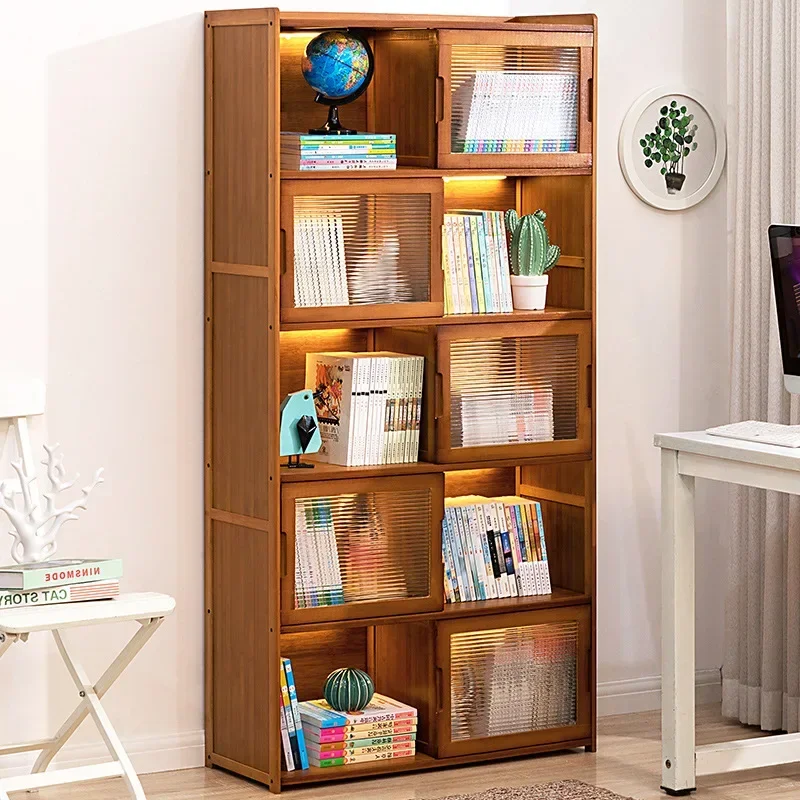 Floor Household Bookshelf Home Storage Organizer Multi-layer Tall Luxury  House Bookcase Aesthetic Hogar Home Furniture