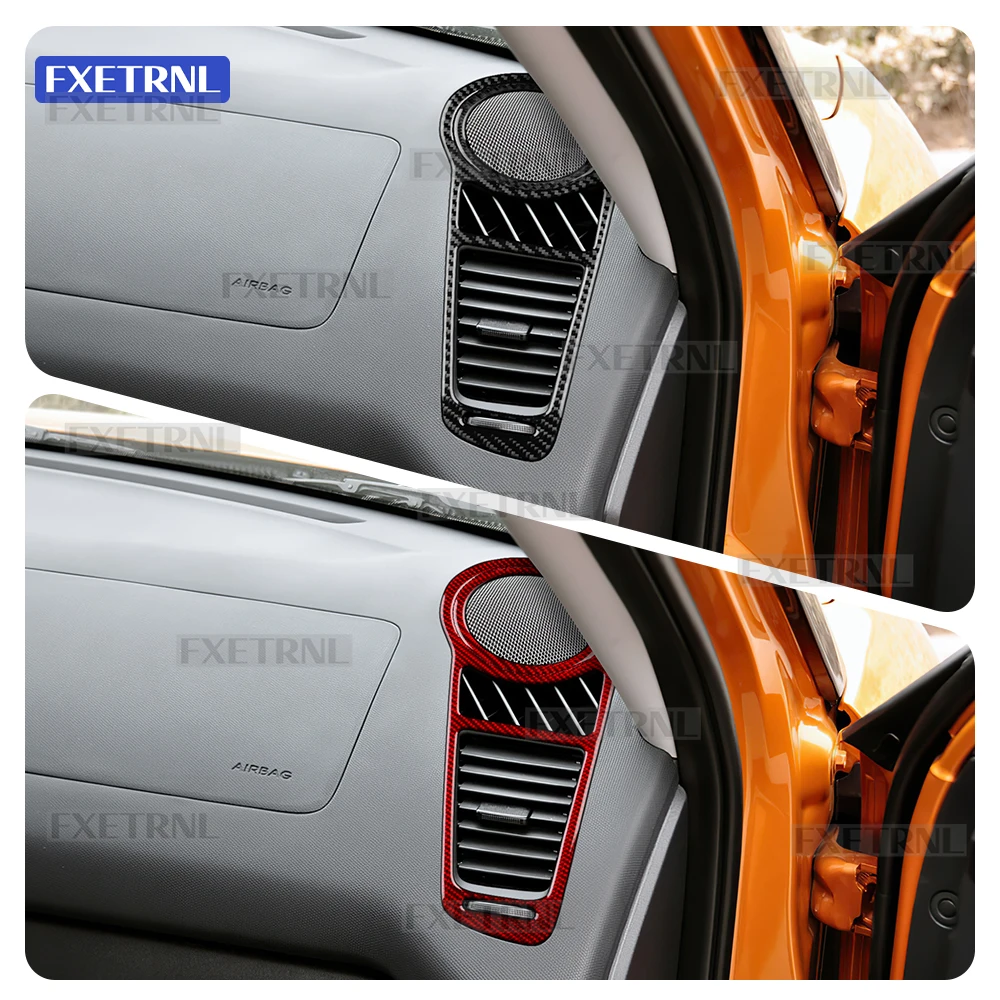 

Настоящая мягкая наклейка из углеродного волокна для Kia Soul 1 AM 2010 2011 2012 2013, LHD RHD, автомобильная воздуховыпускная рамка, отделка боковой центральной консоли