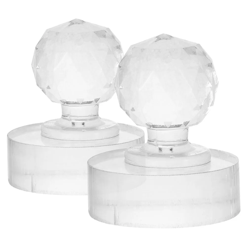

2pcs 27mm Round Powder Pressing Tool Eyeshadow Stamp Blusher Compression Mold Compact Stamper Travel Storage Efficient