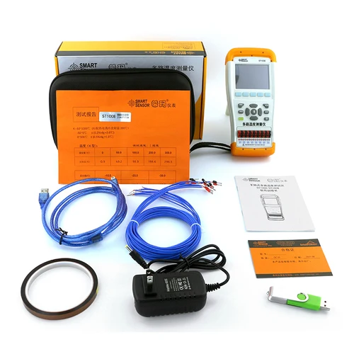 SMART SENSOR ST1008 termometer genggam Multi Saluran