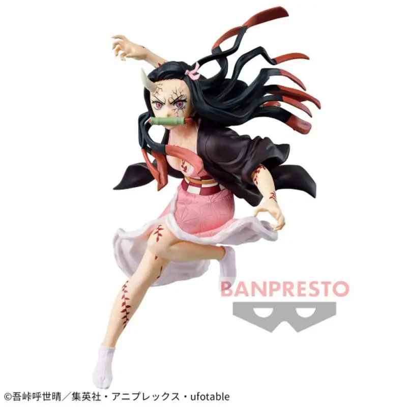 In Stock Original Banpresto Vibration Stars Demon Slayer Tokitou Muichirou Kanroji Mitsuri Kamado Nezuko Figure Anime Model Toy