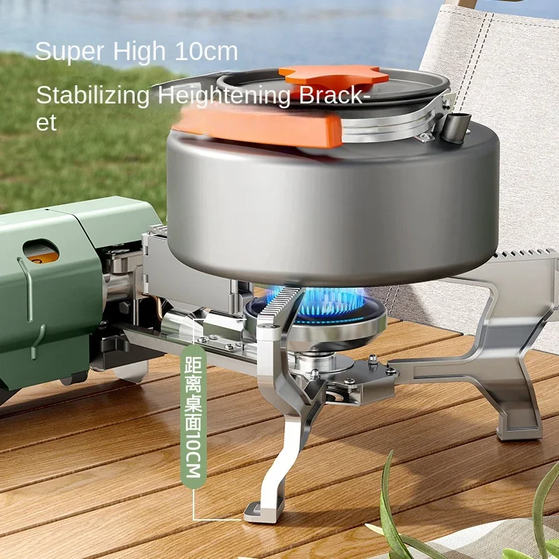 Outdoor Stove Portable Folding Camping Cooking Cassette Gas Stove and Tea Stove That Uses Gas To Boil Water and Brew Tea